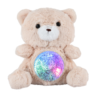 Biscuit The Teddy - Magic Belly wt Glitter Ball