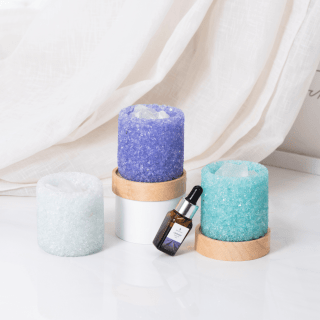 Krystelle Fragrance Warmer Set - Purple