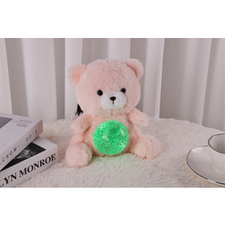 Rosie The Teddy - Magic Belly wt Glitter Ball