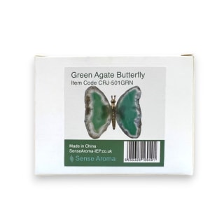 Green Agate Butterfly