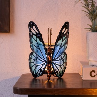 Teal Blue Tealight Butterfly