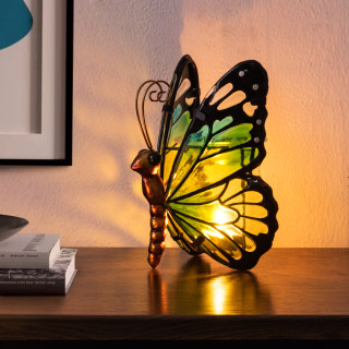 Green Tealight Butterfly