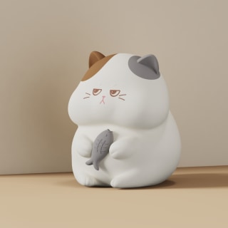 Basil The Cat - Lumi Buddy Nightlight RGB