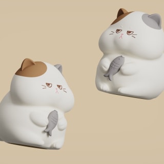 Basil The Cat - Lumi Buddy Nightlight RGB