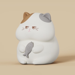 Basil The Cat - Lumi Buddy Nightlight RGB