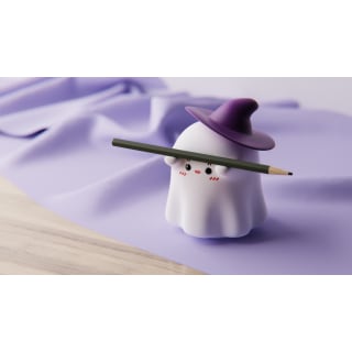 Lila-Boo The Ghost - Lumi Buddy Nightlight