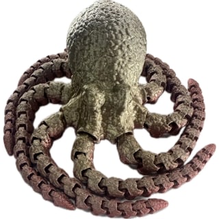 Pastel 3D Printed Octopus