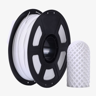 White 3D Printed PLA+ Filament