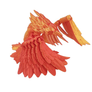 Red Gold 3D Printed Eagle