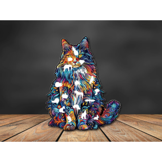 Siberian Cat Wooden Puzzle - 300pcs