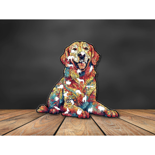 Golden Retriever Wooden Puzzle - 300pcs
