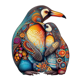 Penguins Wooden Puzzle - 300pcs