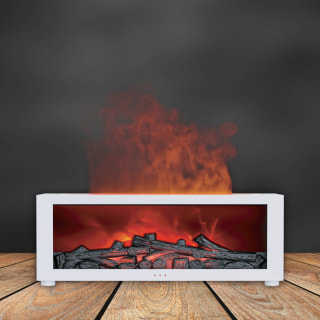Ember White Fireplace Aroma Diffuser