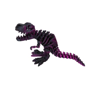Black Purple 3D Printed Large T-Rex