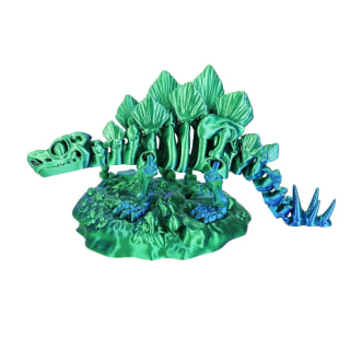 Blue Green 3D Printed Steg with base