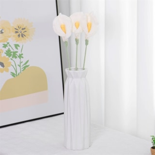 White Calla Lily Crochet Flower