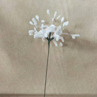White Lycoris Radiata Pipe Cleaner Flower