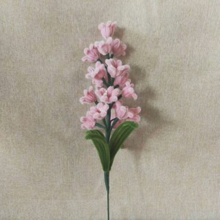 Pink Hyacinth Pipe Cleaner Flower