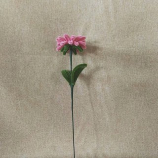 Pink Chrysanthemum Pipe Cleaner Flower