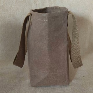 Brown Pipe Cleaner Flower Bag with Handles