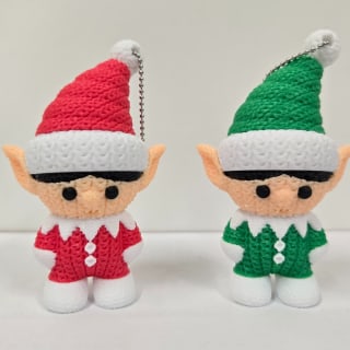 3D Printed Assorted 24pcs Christmas Ornaments