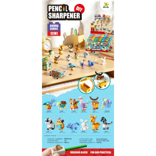 Puzzle Sharpener Assorted CDU - 12pcs