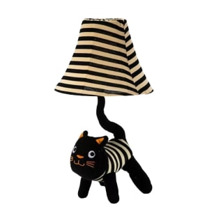 Onyx the Cat Fabric LED Lamp 50cm