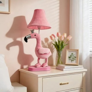 Bella the Flamingo Fabric LED Lamp 50cm