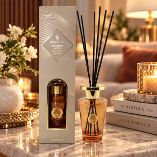 Cashmere Amber 1000 ML Luxury Reed Diffuser