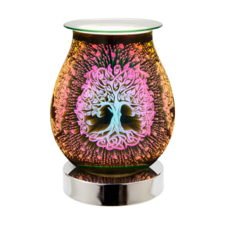 Tree Of Life 3D Lamp Silver Base