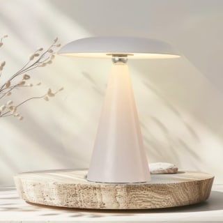 Mushroom Lamp 26cm - White