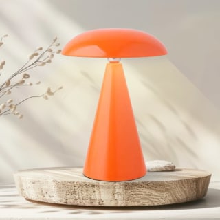 Mushroom Lamp 21cm - Orange