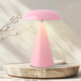 Mushroom Lamp 21cm - Pink