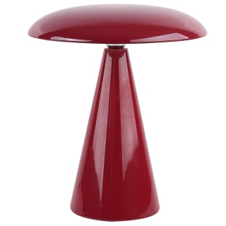 Mushroom Lamp 26cm - Wine Red