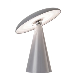 Mushroom Lamp 26cm - Light Grey