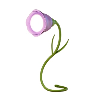 Rose Flower Stem Lamp - Purple
