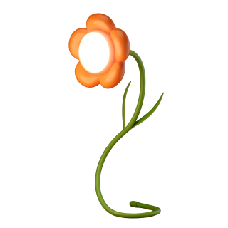 Daisy Flower Stem Lamp - Orange