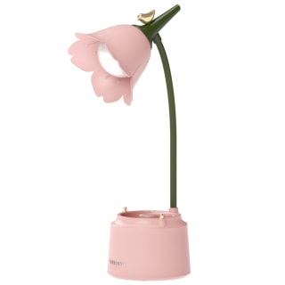 Flower Desk Lamp with Pen Holder - Green