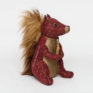 Ruby Red Squirrel Doorstop by Dora Designs