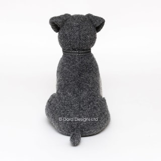 Sugar Bear Schnauzer Dog Doorstop by Dora Designs