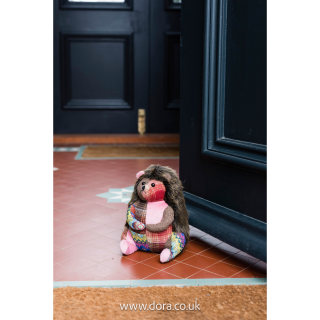 Novelty Fabric Doorstop Hedgehog by Dora Designs