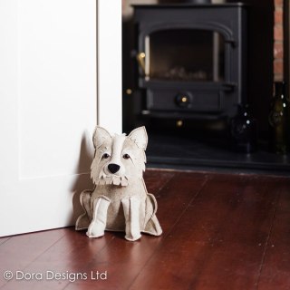 Lewis the Westie Doorstop by Dora Designs