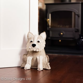 Lewis the Westie Doorstop by Dora Designs