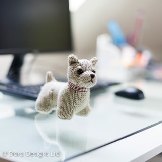 Iona Junior Westie paperweight by Dora Designs