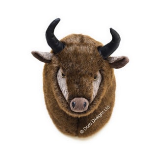 Brutis Bison Trophy Head by Dora Designs