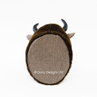 Brutis Bison Trophy Head by Dora Designs