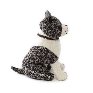 Rocky - Staffordshire Dog Doorstop by Dora Designs