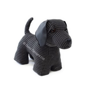 black lab door stop