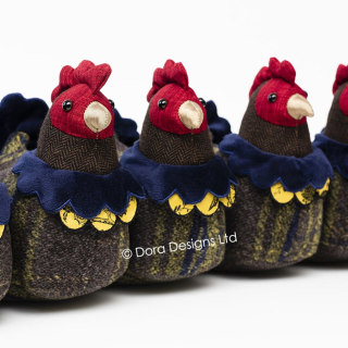 Brooding Hens Draught Excluder by Dora Designs