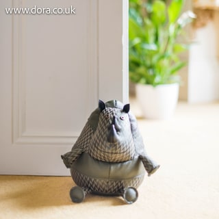 Caesar Rhino Heavyweight Doorstop by Dora Designs